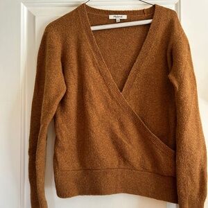 Madewell Mock-wrap Sweater